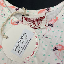 Load image into Gallery viewer, Girls PAPER WINGS, lightweight organic cotton singlet top, flamigos, NEW, size 5,  