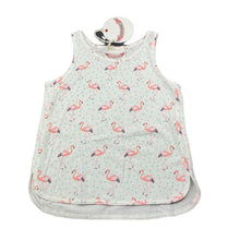 Load image into Gallery viewer, Girls PAPER WINGS, lightweight organic cotton singlet top, flamigos, NEW, size 6,  
