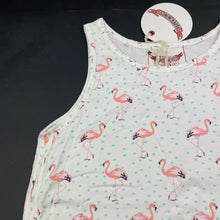 Load image into Gallery viewer, Girls PAPER WINGS, lightweight organic cotton singlet top, flamigos, NEW, size 10,  