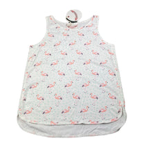 Load image into Gallery viewer, Girls PAPER WINGS, lightweight organic cotton singlet top, flamigos, NEW, size 12,  