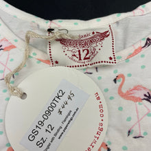 Load image into Gallery viewer, Girls PAPER WINGS, lightweight organic cotton singlet top, flamigos, NEW, size 12,  