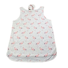 Load image into Gallery viewer, Girls PAPER WINGS, lightweight organic cotton singlet top, flamigos, NEW, size 12,  