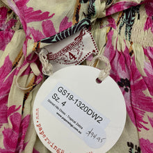 Load image into Gallery viewer, Girls PAPER WINGS, lightweight viscose hi-lo dress, zebras, NEW, size 4, L: 50cm at front