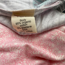 Load image into Gallery viewer, Girls LITTLE WINGS, organic cotton blend all-in-one skirt / footed leggings, NEW, size 2,  