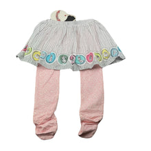 Load image into Gallery viewer, Girls LITTLE WINGS, organic cotton blend all-in-one skirt / footed leggings, NEW, size 2,  