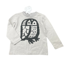 Load image into Gallery viewer, Boys Minti, stretchy long sleeve tee / top, owl, NEW, size 2,  
