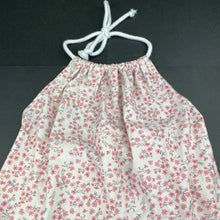 Load image into Gallery viewer, Girls Duke of LONDON, floral halter-neck hi lo dress, NEW, size 2, L: 42cm at front