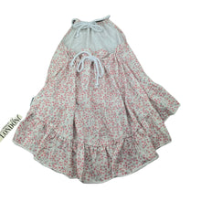 Load image into Gallery viewer, Girls Duke of LONDON, floral halter-neck hi lo dress, NEW, size 2, L: 42cm at front