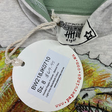 Load image into Gallery viewer, Boys PAPER WINGS, organic cotton hoodie sweater, dinosaur, NEW, size 8,  