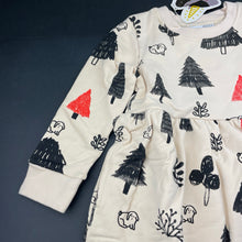 Load image into Gallery viewer, Girls Minti, thick fleece lined sweater dress, pockets, NEW, size 4, L: 56cm
