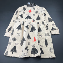 Load image into Gallery viewer, Girls Minti, thick fleece lined sweater dress, pockets, NEW, size 6, L: 63cm