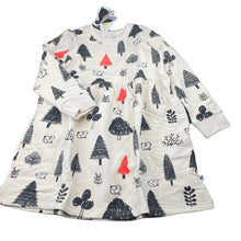 Load image into Gallery viewer, Girls Minti, thick fleece lined sweater dress, pockets, NEW, size 7, L: 64cm