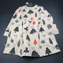 Load image into Gallery viewer, Girls Minti, thick fleece lined sweater dress, pockets, NEW, size 7, L: 64cm