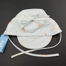 Load image into Gallery viewer, Girls Toshi, floral swim flap cap, UPF 50+, Sz: XS, circum: 43cm, NEW, size 000-00,  