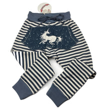 Load image into Gallery viewer, Girls PAPER WINGS, organic cotton slouch track pants, unicorn, NEW, size 5,  
