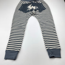 Load image into Gallery viewer, Girls PAPER WINGS, organic cotton slouch track pants, unicorn, NEW, size 7,  