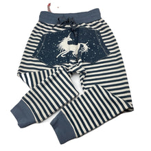 Load image into Gallery viewer, Girls PAPER WINGS, organic cotton slouch track pants, unicorn, NEW, size 8,  