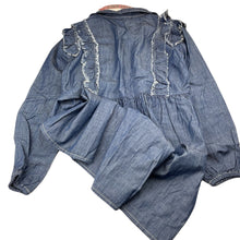 Load image into Gallery viewer, Girls PAPER WINGS, lightweight cotton/bamboo shirt dress, NEW, size 10, L: 69cm