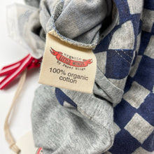 Load image into Gallery viewer, unisex LITTLE WINGS, organic cotton checked romper, NEW, size 12 months,  