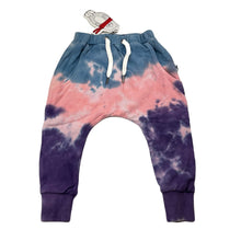 Load image into Gallery viewer, unisex Minti, rainbow tie dyed casual pants, elasticated, NEW, size 2,  