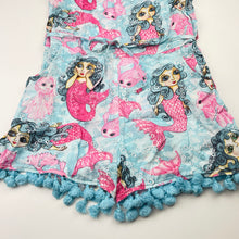 Load image into Gallery viewer, Girls PAPER WINGS, lightweight viscose summer playsuit, mermaids, NEW, size 8,  