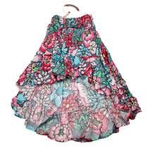 Load image into Gallery viewer, Girls PAPER WINGS, colourful floral lightweight hi-lo skirt, elasticated, NEW, size 3,  