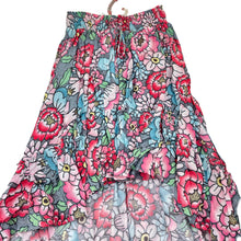 Load image into Gallery viewer, Girls PAPER WINGS, colourful floral lightweight hi-lo skirt, elasticated, NEW, size 14,  
