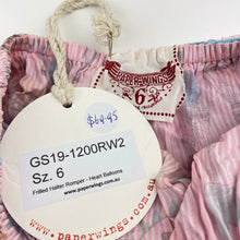 Load image into Gallery viewer, Girls PAPER WINGS, lightweight cropped summer playsuit, hot air balloons, NEW, size 6,  