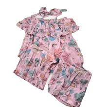 Load image into Gallery viewer, Girls PAPER WINGS, lightweight cropped summer playsuit, hot air balloons, NEW, size 6,  