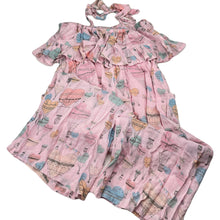 Load image into Gallery viewer, Girls PAPER WINGS, lightweight cropped summer playsuit, hot air balloons, NEW, size 10,  