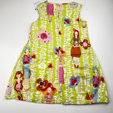 Load image into Gallery viewer, Girls ZACALU ZOO, colourful lightweight cotton dress, NEW, size 6, L: 57cm