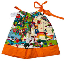 Load image into Gallery viewer, Girls ZACALU ZOO, colourful cotton summer dress, NEW, size 4, L: 53cm