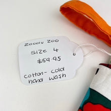 Load image into Gallery viewer, Girls ZACALU ZOO, colourful cotton summer dress, NEW, size 4, L: 53cm