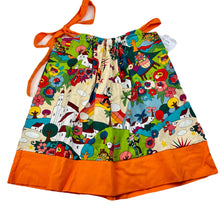Load image into Gallery viewer, Girls ZACALU ZOO, colourful cotton summer dress, NEW, size 4, L: 53cm