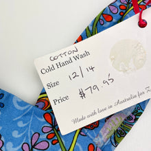 Load image into Gallery viewer, Girls ZACALU ZOO, colourful cotton maxi dress, peacocks, NEW, size 12-14, L: 102cm