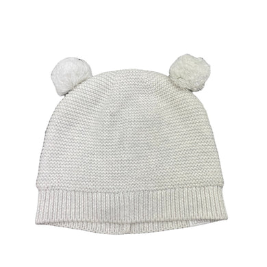 unisex Toshi, light grey organic cotton knit hat/beanie, Sz: S, circum: 52cm, NEW, size 1-2,  