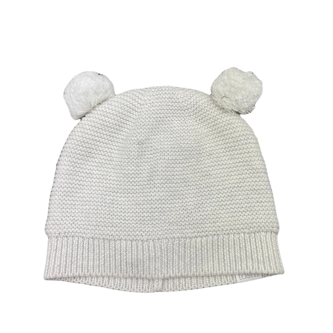 unisex Toshi, light grey organic cotton knit hat/beanie, Sz: S, circum: 52cm, NEW, size 1-2,  