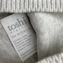 Load image into Gallery viewer, unisex Toshi, light grey organic cotton knit hat/beanie, Sz: S, circum: 52cm, NEW, size 1-2,  