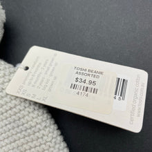 Load image into Gallery viewer, unisex Toshi, light grey organic cotton knit hat/beanie, Sz: S, circum: 52cm, NEW, size 1-2,  
