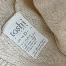 Load image into Gallery viewer, unisex Toshi, cream organic cotton knit hat/beanie, Sz: S, circum: 52cm, NEW, size 1-2,  