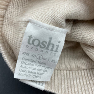 unisex Toshi, organic cotton knit hat/beanie, Sz: S, circum: 52cm, NEW, size 1-2,  