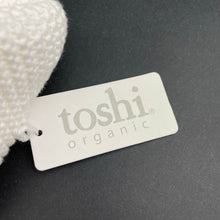 Load image into Gallery viewer, unisex Toshi, white organic cotton knit hat/beanie, Sz: S, circum: 52cm, NEW, size 1-2,  