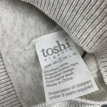 Load image into Gallery viewer, unisex Toshi, light grey organic cotton knit hat/beanie, Sz: S, circum: 52cm, NEW, size 1-2,  