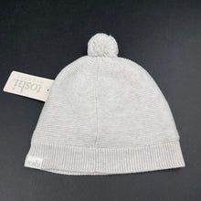 Load image into Gallery viewer, unisex Toshi, light grey organic cotton knit hat/beanie, Sz: S, circum: 52cm, NEW, size 1-2,  