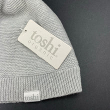 Load image into Gallery viewer, unisex Toshi, grey organic cotton knit hat/beanie, Sz: S, circum: 52cm, NEW, size 1-2,  