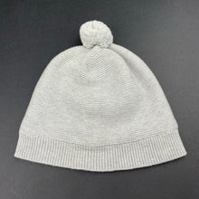 Load image into Gallery viewer, unisex Toshi, grey organic cotton knit hat/beanie, Sz: S, circum: 52cm, NEW, size 1-2,  