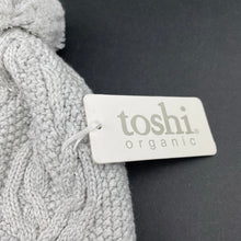 Load image into Gallery viewer, unisex Toshi, grey organic cotton knit hat/beanie, Sz: S, circum: 52cm, NEW, size 1-2,  