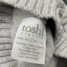 Load image into Gallery viewer, unisex Toshi, grey organic cotton knit hat/beanie, Sz: S, circum: 52cm, NEW, size 1-2,  