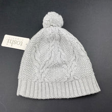 Load image into Gallery viewer, unisex Toshi, grey organic cotton knit hat/beanie, Sz: S, circum: 52cm, NEW, size 1-2,  