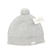 Load image into Gallery viewer, unisex Toshi, grey organic cotton knit hat/beanie, Sz: S, circum: 52cm, NEW, size 1-2,  
